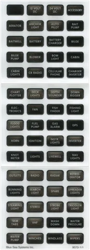 60 Label Kit DC Small Black BS-8214B