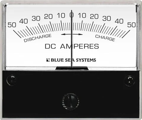 Ammeter DC 50–0–50A w/Shunt BS-8252B
