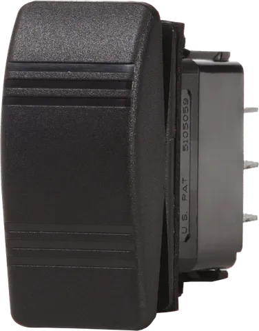 Switch Contura DPST OFF-(ON) Black BS-8288B