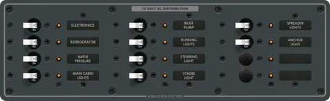 Panel DC - 12 Position 15A BS-8375B