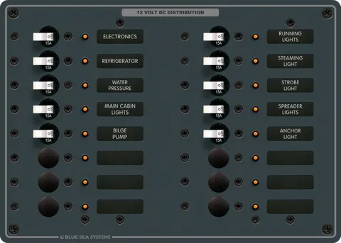 Panel DC - 16 Position 15A BS-8377B