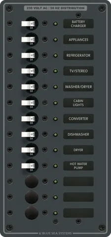 Panel 230VAC 13 Position 8A BS-8580B