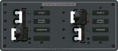 Panel 230VAC 3 Source 3x16A & 1x32A BS-8598B