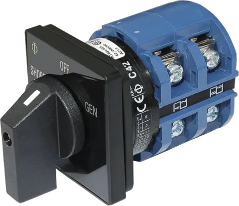 Switch Rotary 120VAC 65A OFF+ 2 position BS-9011B