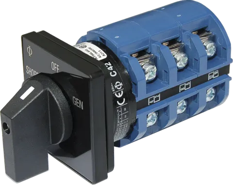 Switch Rotary 240VAC 65A OFF+ 2 position BS-9019B