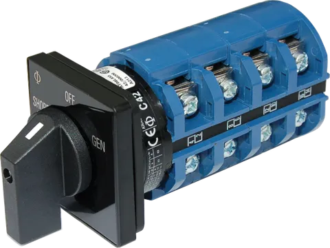 Switch Rotary 120/240VAC 65A OFF+ 2P BS-9093B