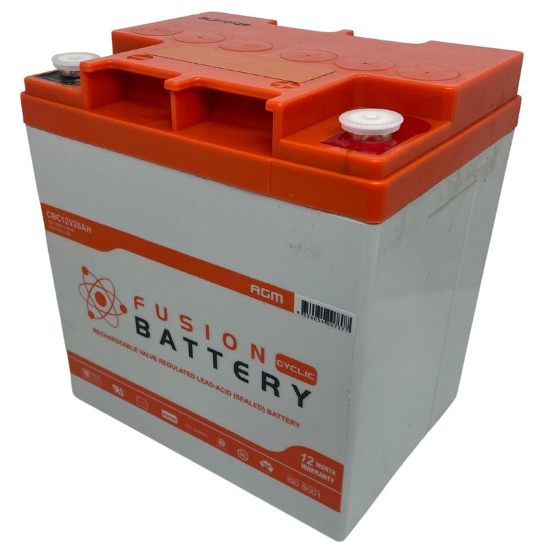 Fusion 12V 28Ah CBC12V28H AGM Cyclic VRLA Battery