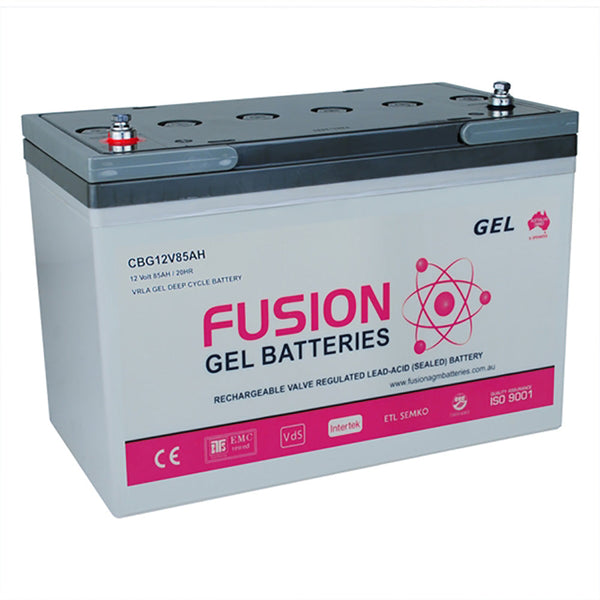 Fusion 12V 85Ah Deep Cycle Gel Battery