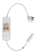 "C" Style to 3 PIN RCD (10A/30mA) CMS-RCD-3PIN