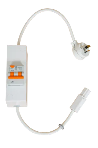 "C" Style to 3 PIN RCD (10A/30mA) CMS-RCD-3PIN