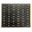 CZONE Label Set W/Proof Keypad RV CZ-81-238-0003-00