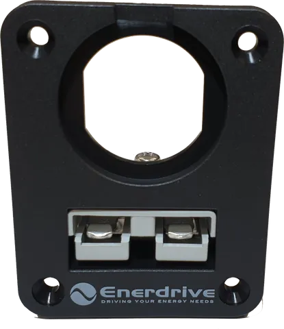 Enerdrive Panel Mount 50A Anderson Plug Holder and 1 Socket Hole EA-APH-02