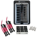 Enerdrive Fuse Block Panel Mount 12 In 12 Out with LEDs EA-FB-04