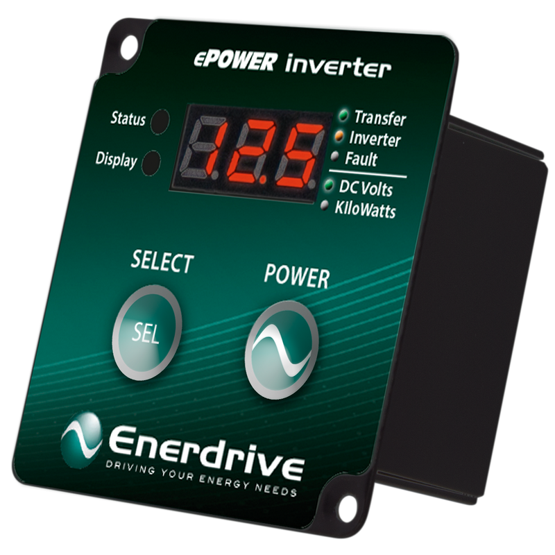 Enerdrive EN1226S-X ePOWER 2600W 12V True Sine Wave Inverter with AC Transfer & Safety Switch