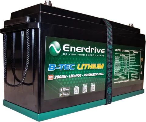 Enerdrive B-TEC 200amp / 12v LiFePO4 Battery BT Gen2 EPL-200BT-12V-G2