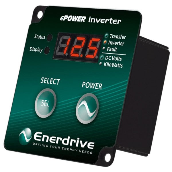 Enerdrive EN1120S-X-24-KIT ePOWER 2000W 24V Pure Sine Wave Inverter and RCD & AC Transfer Switch with DC Cable Pack rger