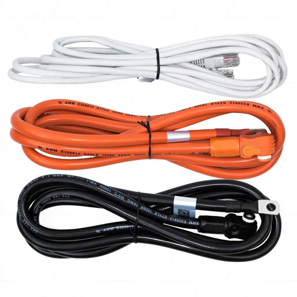 HV CABLE KIT - 2 Metre Cable Kit for Pylontech HP480XX Series Rack Mount Batteries to Inverter/charger Product Image
