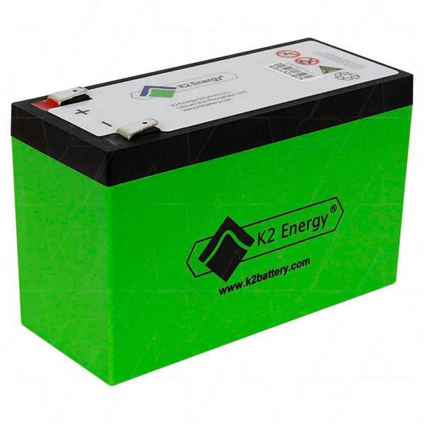 K2 Energy High Capacity Lithium Iron Phosphate Battery K2B12V11EB