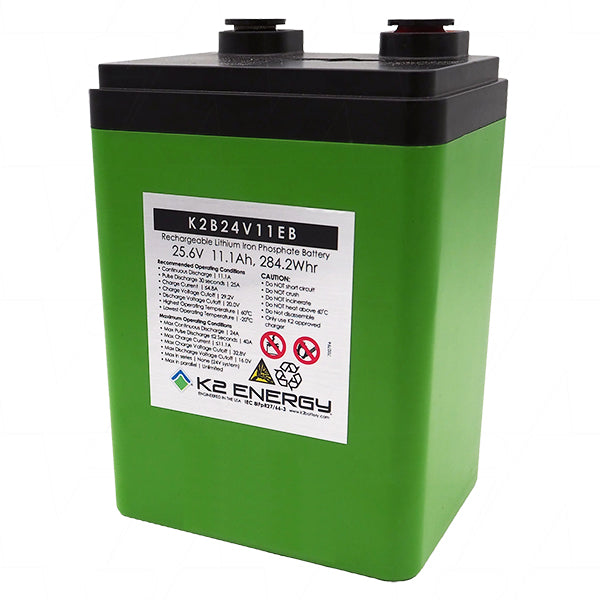 K2 Energy High Capacity Lithium Iron Phosphate Battery K2B24V11EB