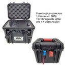 12.8V 100Ah LiFePO4 Portable Energy Storage System Power Pack with In-Built BMS, Victron Battery Protect, Victron Smart Shunt