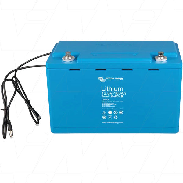 LFP-BMS12.8/100 - Victron Energy BAT512110610 12.8V 100Ah Lithium Iron Phosphate (LiFePO4) Rechargeable Lithium Smart Battery with Integrated Cell Balancing and Cell Monitoring Product Image