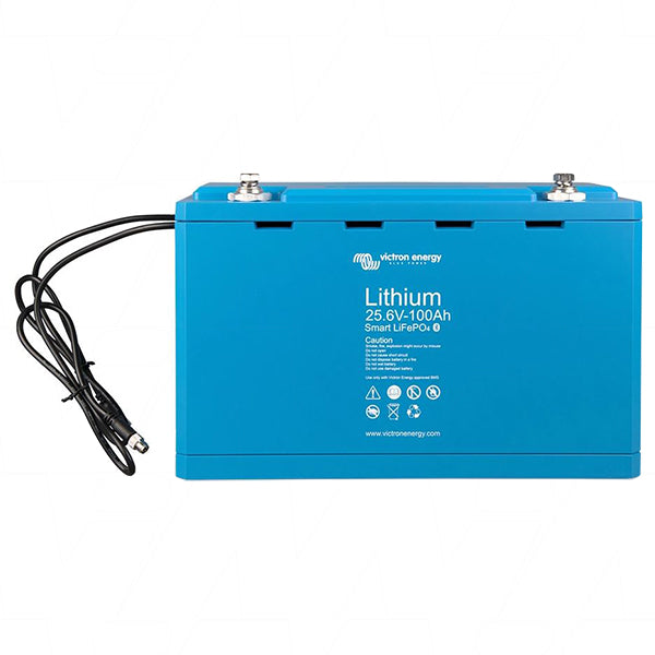 LFP-BMS25.6/100 - Victron Energy BAT524110610 24V (25.6V) 100Ah SMART Lithium Iron Phosphate (LiFePO4) Rechargeable Lithium Battery Product Image