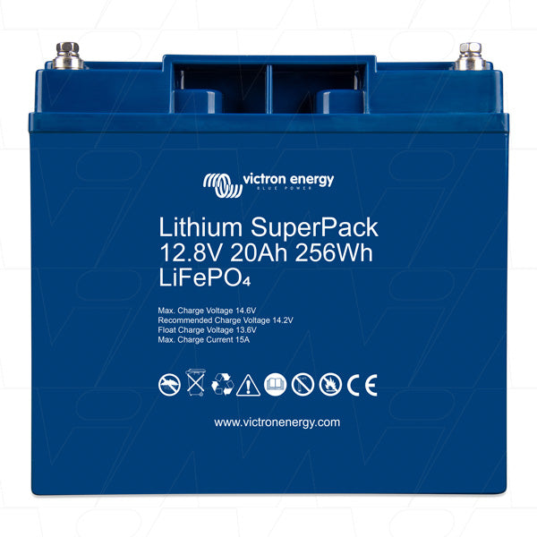 LFP-LSP12.8/20 - 12V 20Ah LiFePO4 SuperPack Rechargeable Battery with Integrated BMS and Safety Switch BAT512020705 Product Image