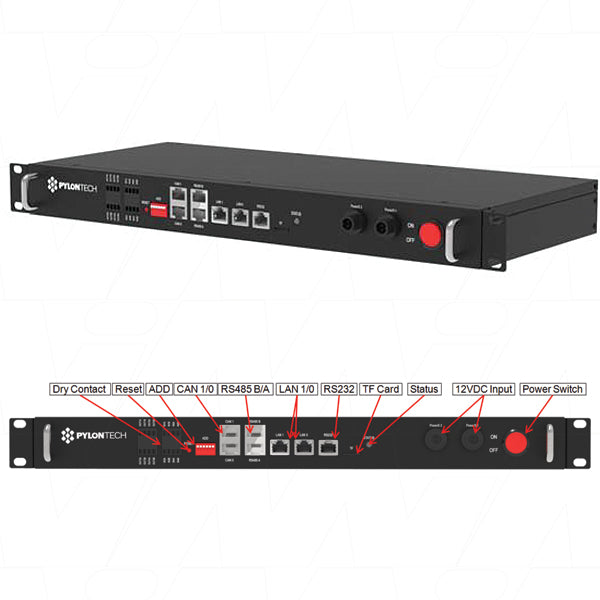 MBMS - Master BMS Controller Hub For Parallel connection of multiple PowerCube High Voltage Battery Banks Product Image