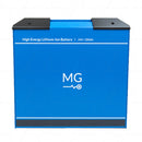 MGHE242200-M12 - 25.2V 200Ah 5040Wh HE Series LiIon NMC Battery + M12 Connector - Metal Enclosure - Series Up to Sixteen (16) Modules Product Image