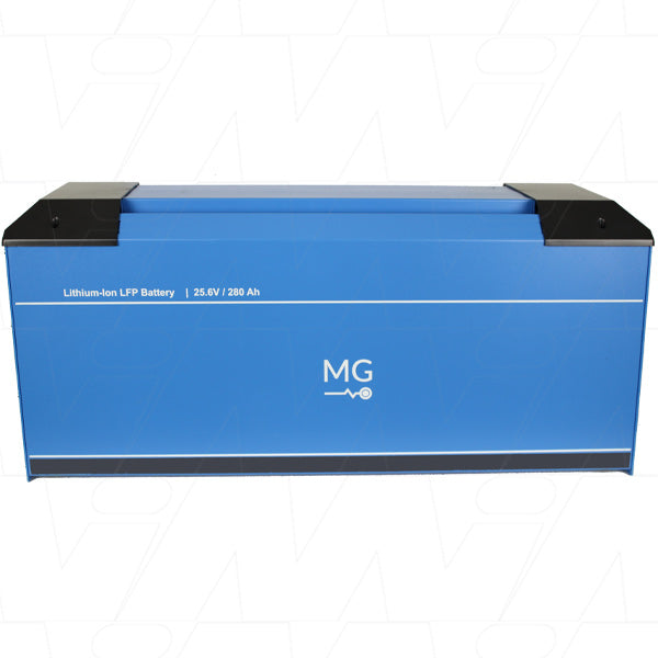 MGLFP242280-M12 - 25.6V 280Ah 7168Wh Lithium Iron Phosphate (LiFePO4) Battery Module with M12 CANBus Connection & Metal Casing Product Image