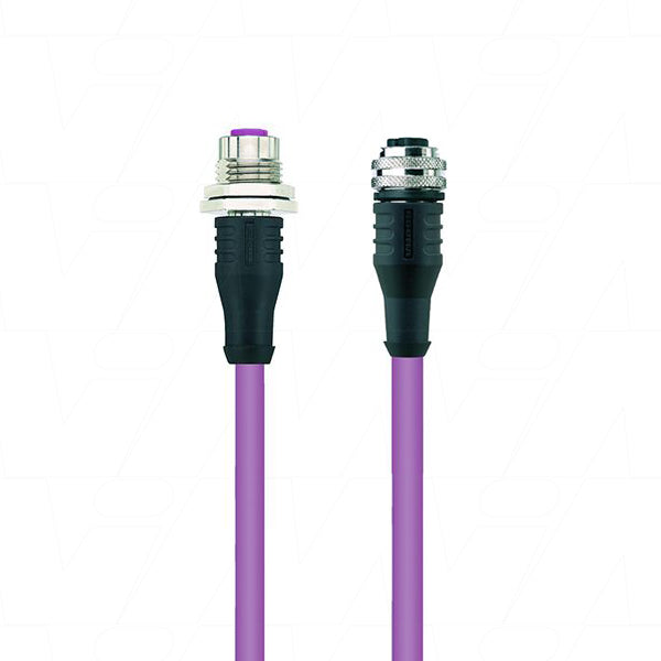 MGM12100002 - MG M12 CANOpen Cable 0 to 0 deg 10 Metre Product Image