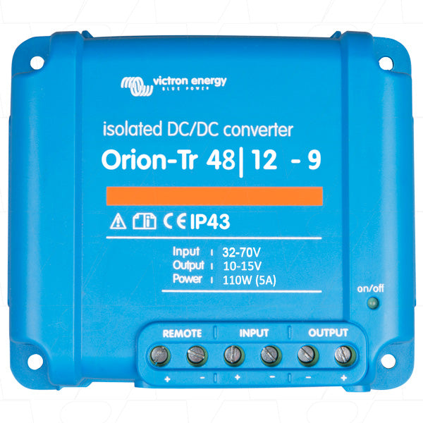 Victron Orion-Tr 48/12V 9A DC to DC Converter with Galvanic Isolation ORI481210110