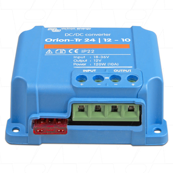ORION IP43 24/12-10A (120W) - Orion IP43 DC to DC Converter 10A Non-Isolated 18-35VDC Input to 12.5VDC ORI241210200R Product Image