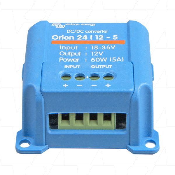 ORION IP43 24/12-5A (60W) - Orion IP43 DC to DC Converter 5A Non-Isolated 18-35VDC Input to 12.7VDC ORI241205200R Product Image