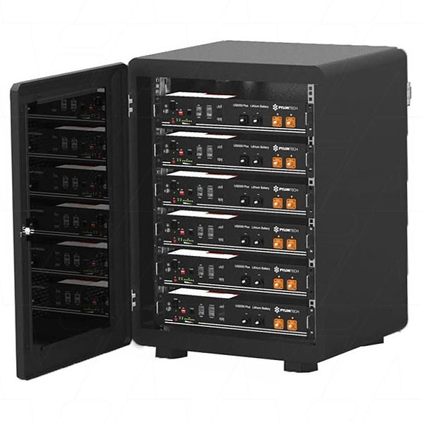 PHANTOM-G1/G2-41/6-B - Black IP20 Cabinet Rack for up to 6 x US2000 or 4 x US3000 or UP2500 Series 19" Units Product Image