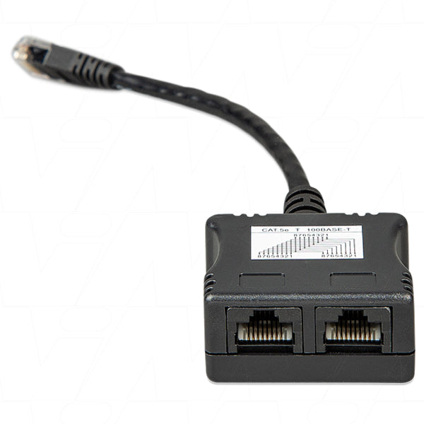 RJ45-SPLITTER - RJ45-Splitter 1xRJ45 male/15cm cable/2xRJ45 female ASS030065510 Product Image