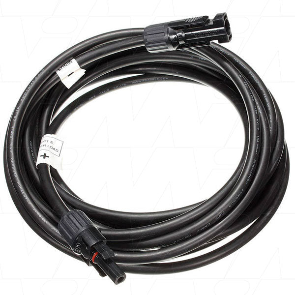 SCA000300100 3M - 6mm2 Solar Cable 3M Length with pre-assembled Male & Female MC4 (PV-ST01) connectors SCA000300100 Product Image