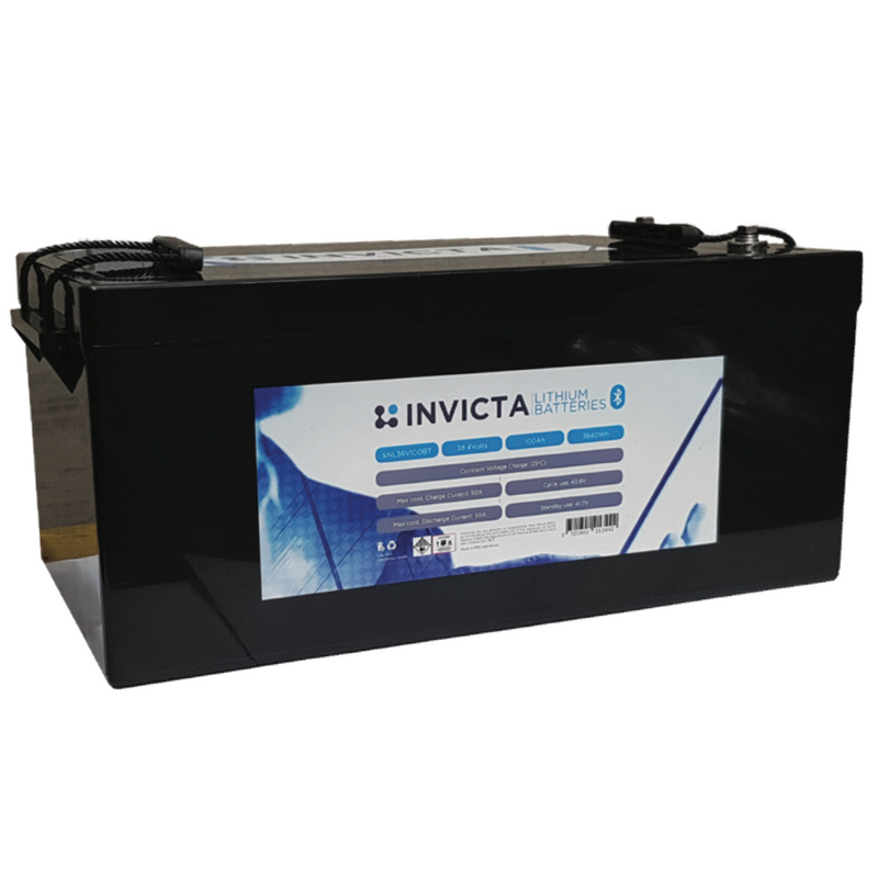 Invicta Lithium 36V 100Ah LiFePO4 Battery Bluetooth - SNL36V100BT