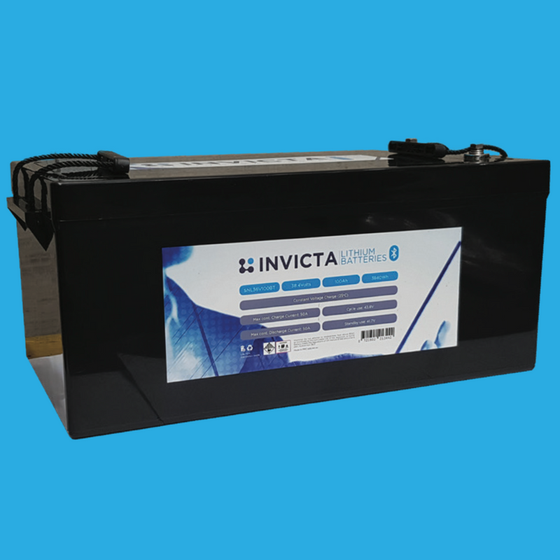 Invicta Lithium 36V 100Ah LiFePO4 Battery Bluetooth - SNL36V100BT