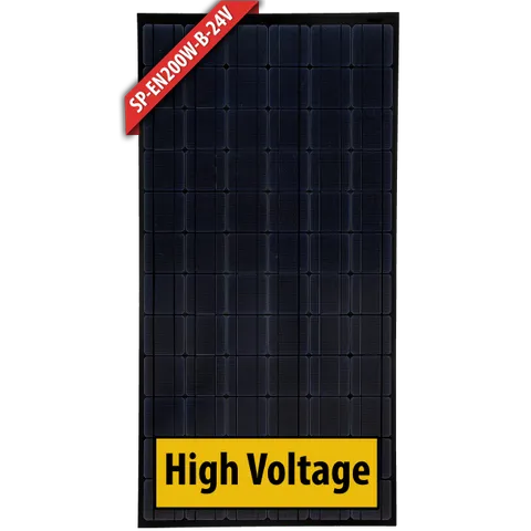 Enerdrive Solar Panel - 200w Mono 24v Black Frame SP-EN200W-B-24V