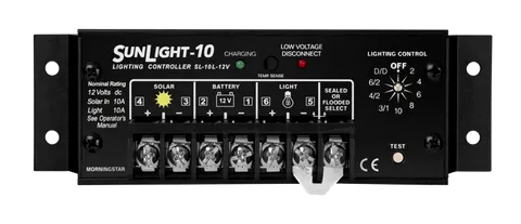 Morningstar SunLight 10amp/12v/LVD SR-SL-10L-12V