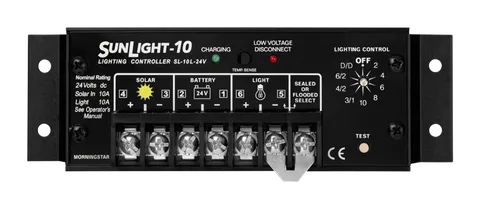 Morningstar SunLight 10amp/24v/LVD SR-SL-10L-24V