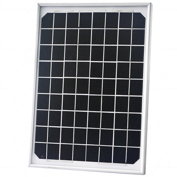 12V 10W Symmetry Monocrystalline Solar Module With 8 Metre Fly Leads And No Connector SY-M10W-8M