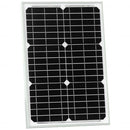 12V 20W Symmetry Monocrystalline Solar Module With 5 Metre Fly Leads And No Connector SY-M20W-5M