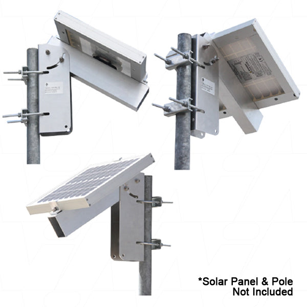 Symmetry pole mount kit for 40 & 50 watt (540mm wide) Symmetry small area solar panels