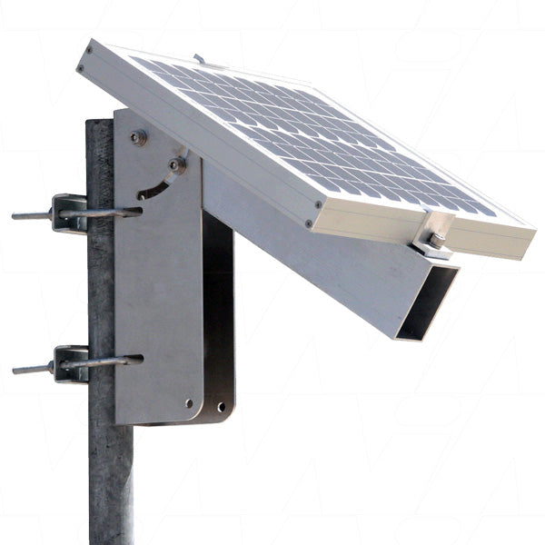 Symmetry Pole Mount Kit For 5 & 10 Watt (235mm Wide) Symmetry Small Area Solar Panels SY-PM-5-10W