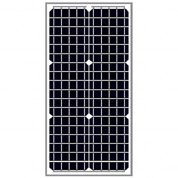 Symmetry 12V 30W 36 cells 1.61A IP65 Junction Box Monocrystalline Solar Module with 5m x 1.3mm2 dual core leads with tinned cable ends SY2-M30W-5M