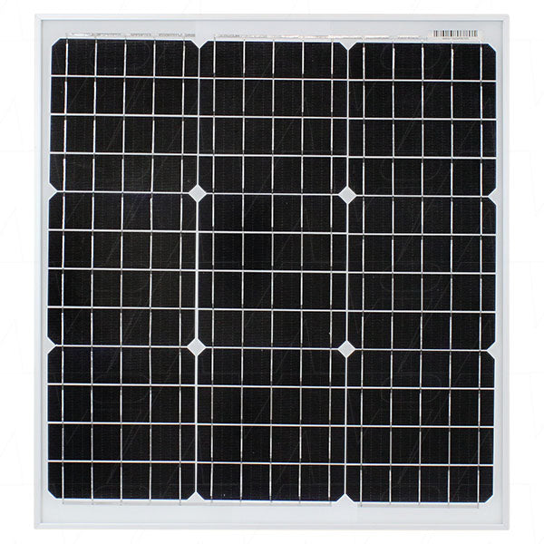 Symmetry 12V 40W 36 cells 2.19A IP65 Junction Box Monocrystalline Solar Module with 5m x 1.3mm2 dual core leads with tinned cable ends SY2-M40W-5M