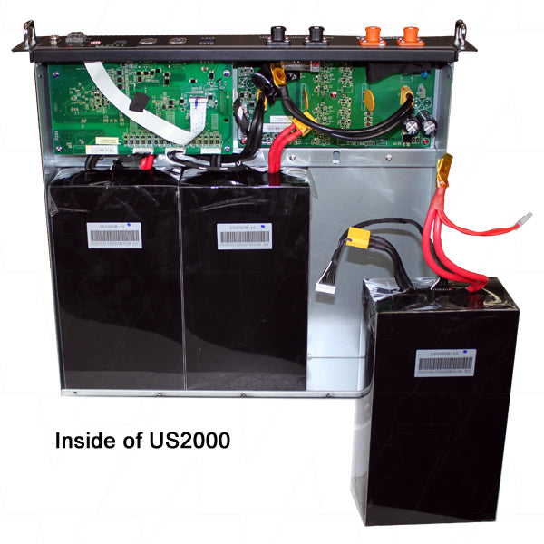 Pylontech  Battery 19" Rack Mount Metal Enclosure + Cables 48V 50Ah 2400Wh 15S2P LiFePO4 US2000