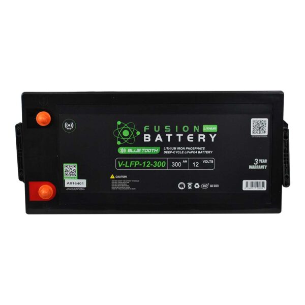 Fusion Lithium 12V Deep Cycle Battery V-LFP-12-300